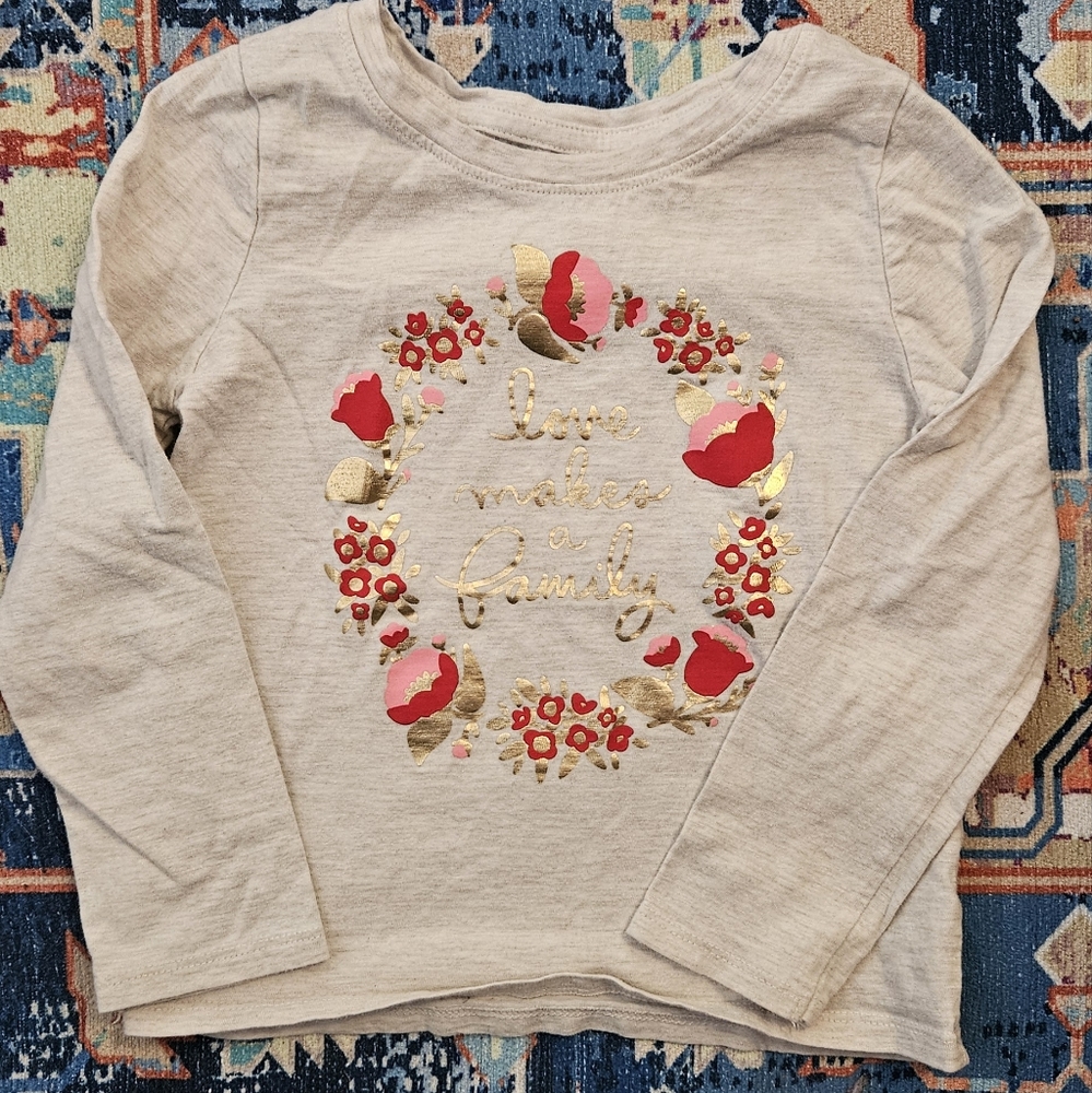 😇4  for $20 Cat and Jack long sleeve, 4T